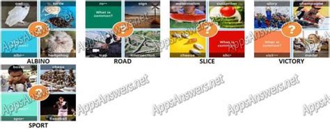 3 Pics 1 Key Word Level 4 Answers .